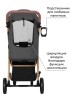 Детская коляска прогулочная BABY TILLY Eco T-166 Midnight Gray (золот.рама)