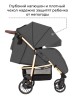 Детская коляска прогулочная BABY TILLY Eco T-166 Midnight Gray (золот.рама)