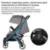 Прогулочная коляска Dearest 819 Black Black Yoya Premium Set с накидкой на ножки в цвет коляски и увеличенным дождевиком