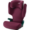 Автокресло детское Britax Romer Discovery Plus Burgundy Red, группа 2-3 от 15 до 36 кг, isofix, бордовое, крепление изофикс